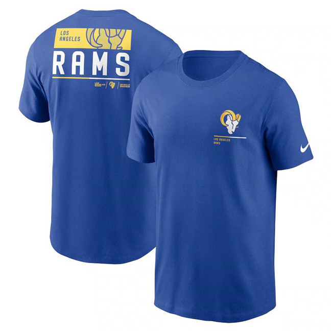 Men's Los Angeles Rams Blue Team Incline T-Shirt